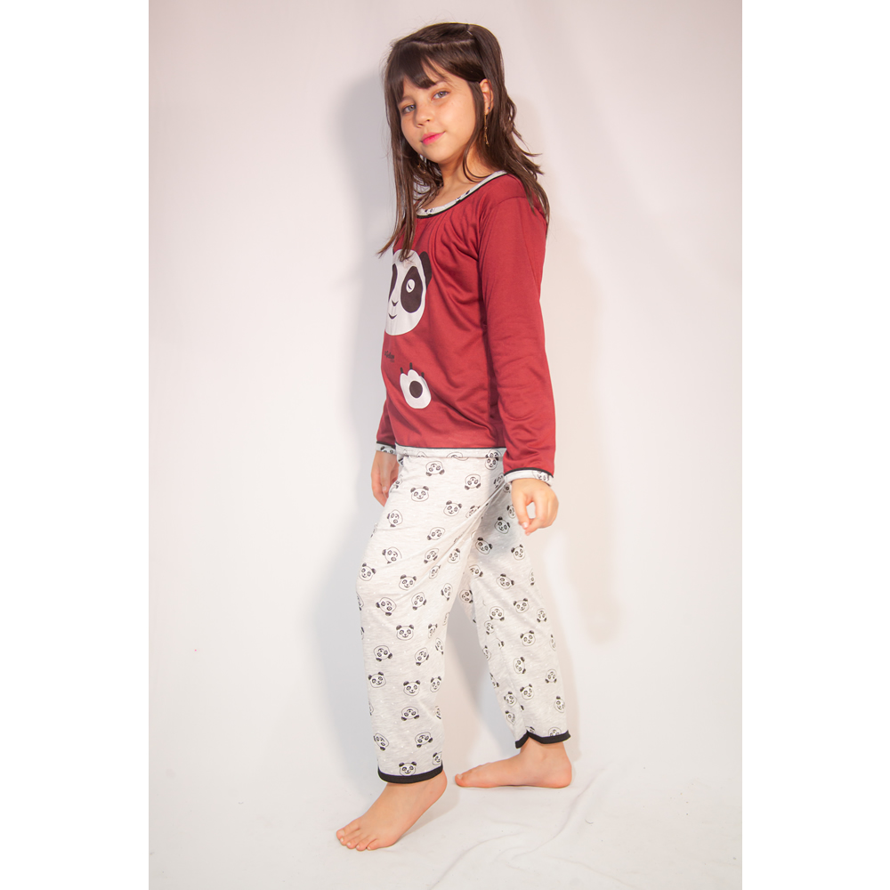 5162-PIJAMA INFANTIL DE MOLETIM FEMININO 5162-PIJAMA INFANTIL DE MOLETIM FEMININO