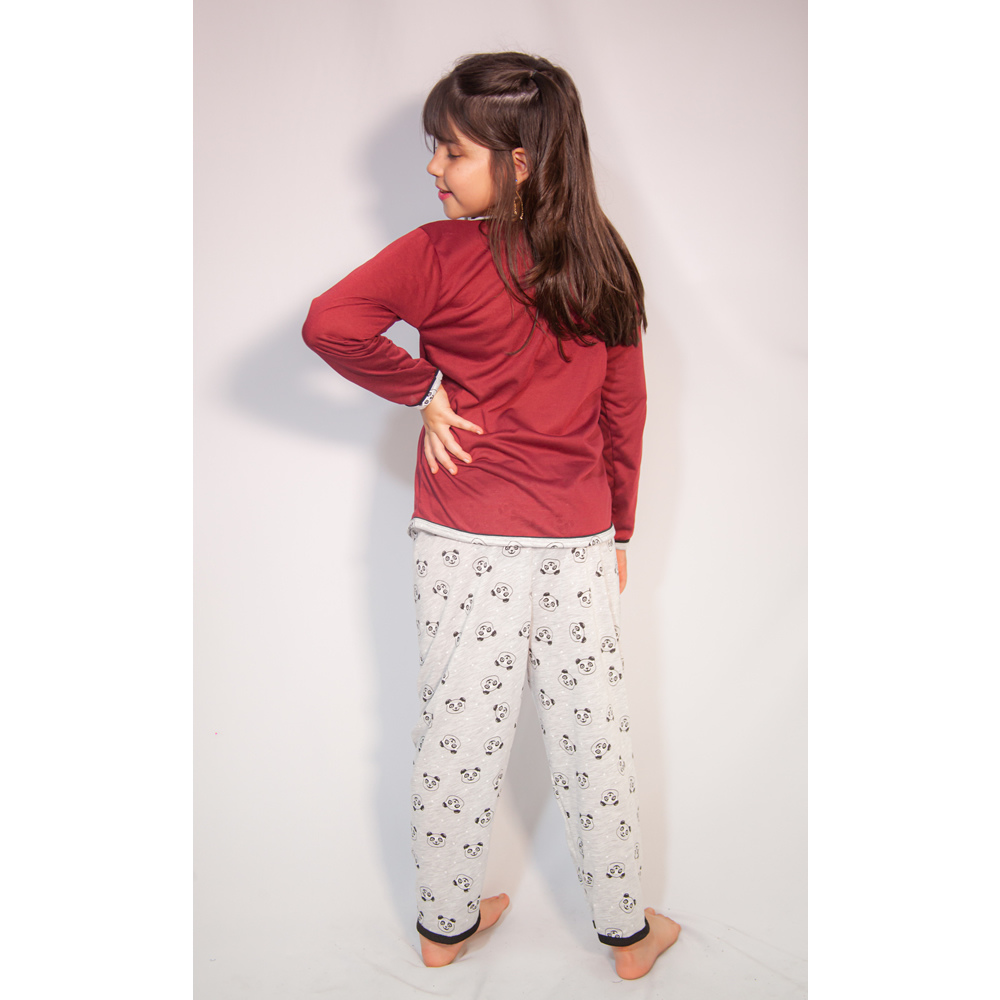 5162-PIJAMA INFANTIL DE MOLETIM FEMININO 5162-PIJAMA INFANTIL DE MOLETIM FEMININO